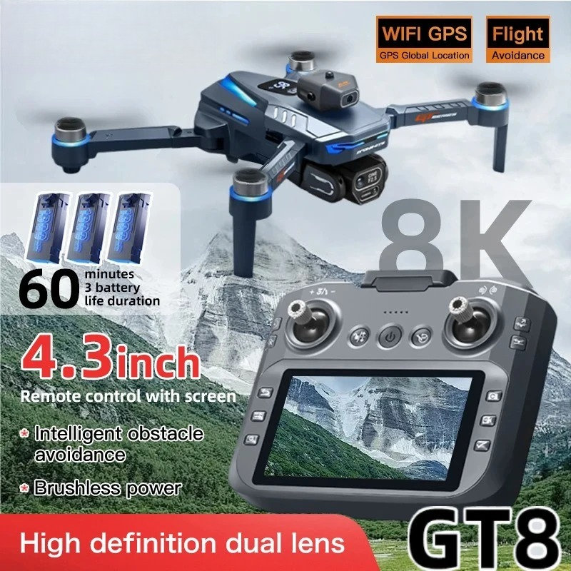 Original GT8 Drone 8K Professi - Drone Surveying 评论和价格